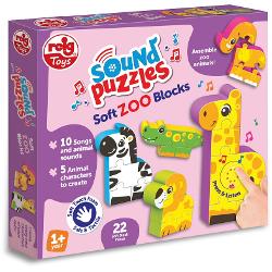 Puzzle blocks cu sunete - animale de la zoo RGRZ6611