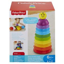 Jucarie pentru bebelusi – Piramida cupelor Fisher Price MTW4472 bebeluși