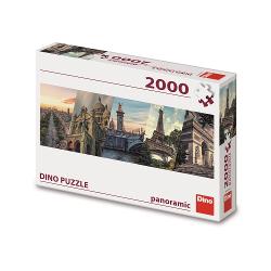 Puzzle panoramic cu 2000 de piese DINO TOYS - Paris 562103