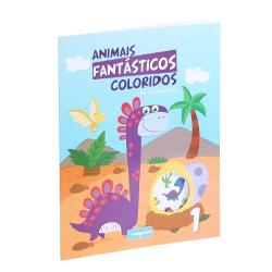 Carte de colorat animale fantastice 1+autocolante