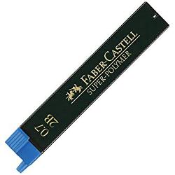 Mine pentru creion mecanic, 0.7 mm, mina 2B, Faber-Castell Super Polymer 120702