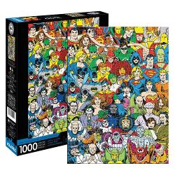 Puzzle cu 1000 de piese aquarius - dc comics eroii clasici 65378