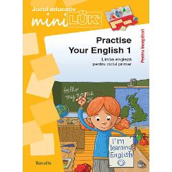 Joc educativ luk, practise your english 1, exercitii de limba engleza pentru incepatori, varsta 5+