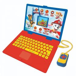 Laptop Educational cu 130 de activitati, bilingv RO EN, color, Patrula Catelusilor Paw Patrol JC798PAi6