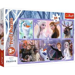 Puzzle Maxi cu 24 de piese Trefl - Frozen 2 O Lume Magica 14345