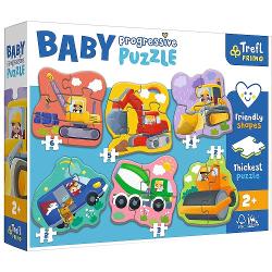 Puzzle Trefl Primo Baby Progressive Vehicule 44004