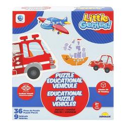 Puzzle educational cu vehicule, Smile Games, 36 piese S00003021