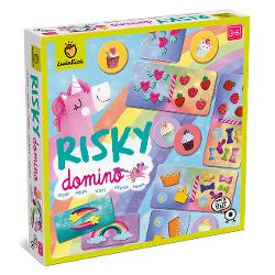Joc de familie Risky Domino Unicorni, Ludattica 21672