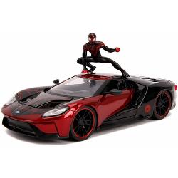 Masina metalica spider-man Ford GT 2017, figurina cu Miles Morales, scara 1 la 24 253225008 clb.ro imagine 2022