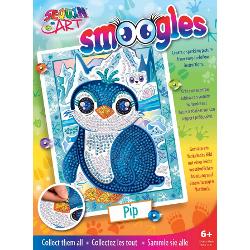 Set Creativ Smoogles – Pinguinul Pip, 25x34cm, Sequin Art SQ1817 clb.ro imagine 2022