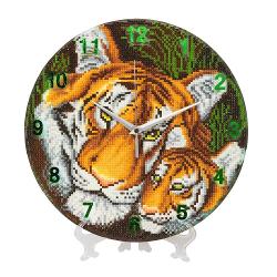Set creativ ceas cu cristale, Tigri, 30cm, Craft Buddy CLK-S3 clb.ro imagine 2022