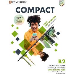 Compact Students Book offers intensive revision and practice to quickly maximise student performance With this course you will consolidate language and skills for exam success through clear concise training The Workbook without answers provides further practice of language and vocabulary introduced in the Students Book Access the Cambridge One Digital Pack optimised for a range of devices for your bank of learning resources including accompanying Audio and eBook Interactive practice 