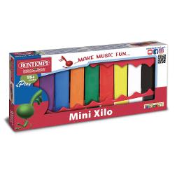 Acest xilofon este perfect pentru a-ti incuraja copilul sa-si foloseasca abilitatile motorii Xilofonul colorat poate fi folosit atat ca pian cand bebelusul apasa tastele cat si ca xilofon cand foloseste perechea de bete pentru a atinge placile colorate