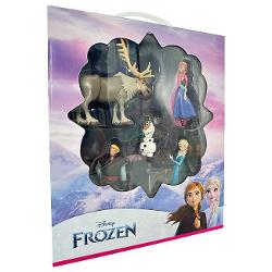 Pentru a s&259;rb&259;tori cea de-a 10-a aniversare a seriei de filme Frozen Bullyland a conceput dou&259; seturi cadou exclusive Set cadou aniversar 10 ani Frozen I &537;i Set cadou aniversar 10 ani Frozen IISetul cadou aniversar 10 ani Frozen I include cinci figurine realiste Printesa Elsa 101 cm sora ei mai mic&259; Anna 95 cm Olaf 64 cm Kristoff 102 cm &537;i Sven 105 cm renul din filmul clasic Frozen I Bullyworld ofer&259; o 