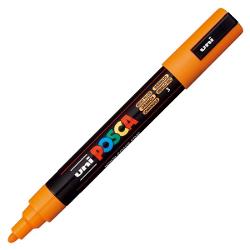 Marker UNI PC-5M Posca 1.8-2.5 mm, portocaliu fluorescent M1455