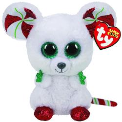 Jucarie de plus TY Beanie Boos - CHIMNEY soricel 15 cm TY36239