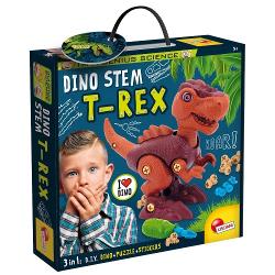 Descopera placerea de a construi propriul dinozaur si de a-l aduce la viata Fiecare piesa este conceputa pentru a se potrivi perfect astfel incat sa poti crea un T-Rex impresionant Urmeaza instructiunile pas cu pas si vei vedea cum acesta prinde contur Dupa ce ai terminat asamblarea te poti bucura de o jucarie fioroasa si captivantaDistractia nu se termina aici potriveste piesele de puzzle incluse in set pentru a obtine un minunat puzzle cu dinozaurul T-Rex sau 