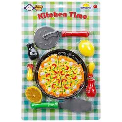 Set de joaca Pizza, cu accesorii, Little Chef S00044000