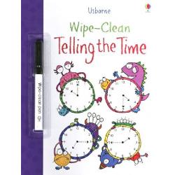 This write onwipe clean book comes with an erasable marker and is ther perfect way to help children how to learn about telling time