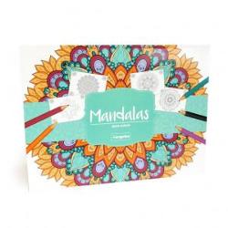 Carte de colorat pentru adulti Mandala Europrice