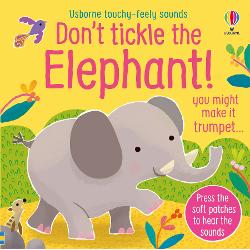 Youd better not tickle the elephant because it might just trumpet if you do Babies and toddlers will love pressing the touchy-feely patches to hear the animal sounds in this irresistible novelty book As well as the elephant theres a wildebeest a vulture and a jackal to tickle before they all get noisy in a musical finale guaranteed to get everyone dancing
