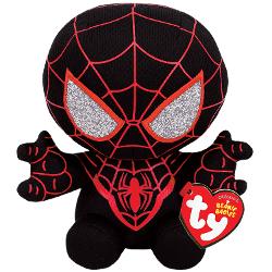 Jucarie de plus TY Beanie Babies - Spiderman Miles Morales 15 cm TY41160