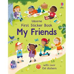 There are all sorts of early years activities shown in this delightfully illustrated sticker book including going to a birthday party visiting a farm and playing in the playground Theres plenty of descriptive vocabulary for children to learn along the way along with concepts such as being polite sharing and taking turns 