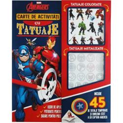 Al&259;tur&259;-te lui Captain America Iron Man &537;i întregii echipe alc&259;tuite din cei mai puternici eroi ai P&259;mântului în aceast&259; carte de colorat &537;i activit&259;&539;i cu tatuajeCon&539;ine tatuaje temporare o insign&259; a lui Captain America jocuri labirinturi &537;i multe altele E momentul s&259; strigi „R&259;zbun&259;tori adunarea“