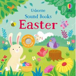 Young children will love pressing the buttons in this charming little book to hear the springtime animals As the Easter Bunny roams around the countryside she meets ducklings quacking in the stream lambs going baa in the meadow and baby birds chirping in the trees She also leaves eggs to hide wherever she goes creating a simple spotting activity to enjoy