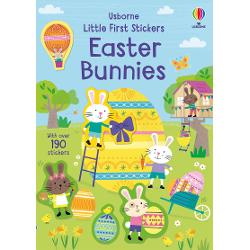 From egg hunts in the springtime fields to baking treats for a picnic the little bunnies in this book are busy preparing for Easter Use the stickers to bring the beautifully illustrated scenes to life