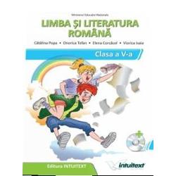 Manual limba si literatura romana clasa a V a + CD, Intuitext