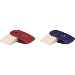 Forma ergonomica Capacul mobil de plastic protejeaza radiera impotriva murdariei Pentru creioane grafit PVC-free Culoarea capacului rosu albastru negru