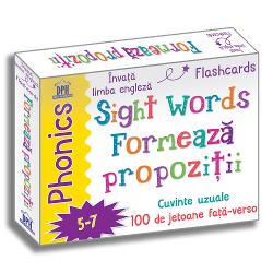 Sight Words - Formeaza propozitii - jetoane limba engleza