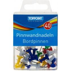 Ace  pentru tabla de plutaAmbalare 40 bucati in cutie de plasticProdus de Toppoint-Germania 