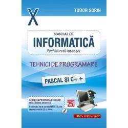 Informatica Tehnici de programare Pascal si C manual clasa a X-a 