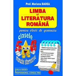 Limba si literatura romana pentru gimnaziu clasele V-VI