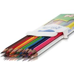Creioane colorate  set 24 culori  Diametru grif 29mm Nu sunt recomandate copiilor cu virsta sub 3 ani 