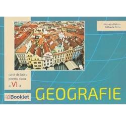 Caiet de geografie clasa a VI a, Editura Booklet