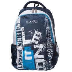 ELLA ICON RUCSAC ADVENTURE GRI 46X36X18 cm – 1420Doua compartimente principaleUn buzunare frontal cu fermoarBuzunare laterale cu elastic pentru sticle si diverse accesoriiManer superioar rezistentBretele de umar ajustabile si captusiteMaterial poliester impermeabilVolum 30LGreutate 400g