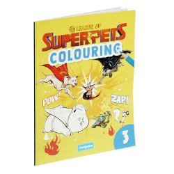 Carte de colorat Leagues of SuperPets Europrice 32 de pagini Recomandat pentru 4 ani in sus