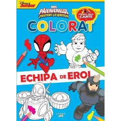 Coloreaz&259; lumea supereroilor Marvel