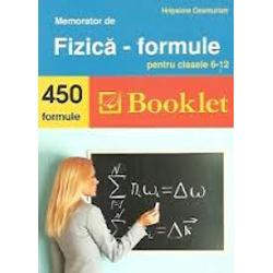 Memorator fizica formule editia 2016