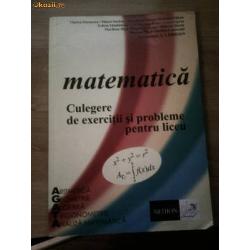 Matematica -culegere de exercitii si probleme pentru liceu