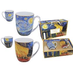 Set 2 cani Van Gogh - Cafe at night - The Starry Night 0,450l 8307219