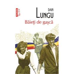 Liceeni guralivi si plini de umor o fetita care in timp ce deseneaza un sopron povesteste cu inocenta lucruri ciudate de acasa o femeie fara miini care are drept hobby pictura o prietena flusturatica indivizi proaspat imbogatiti&8230; Aceasta este lumea Baietilor de gasca o lume pestrita in care intilnim deopotriva argoul adolescentilor de dinaintea caderii comunismului si metamorfozele Romaniei contemporane Uneori povestirile ne poarta in afara granitelor la Lille sau Viena Oriunde 