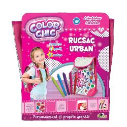 Rucsac urban cu paiete reversibile color chic int0076