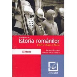 Memorator istoria romanilor clasa a XII a editia 2016