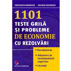 1101 teste grila si probleme de economie si rezolvari