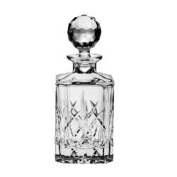 Carafa  decanter  decantor model York din Cristal de Bohemia cu 24 PbO Volum sticla 800 ml 