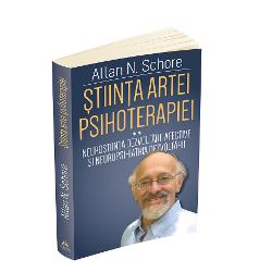 Dr Allan Schore este poate cel mai citat autor in domeniul psihanalizei dupa Freud Stiinta artei psihoterapiei este o lucrare deosebit de importanta si actuala care asaza pe fundament stiintific arta psihoterapiei detaliind si rafinand perspectiva psihodinamica a teoriei atasamentului La inceput o lectura aparent dificila ajunge sa te captiveze pana in punctul in care devine greu sa o mai lasi din mana Informatiile sunt bogate si sunt reluate gradual astfel incat 